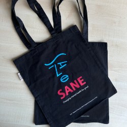 2 SANE Tote Bags