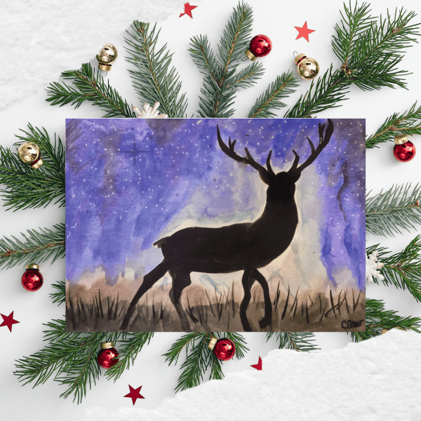 Winter Stag Christmas Cards