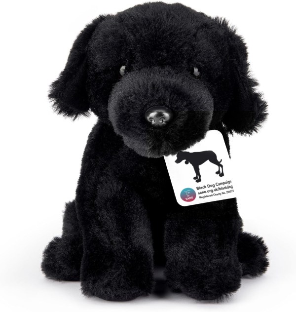 Plush SANE Black Dog