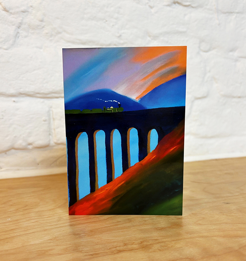 Greetings Card, Ribblesdale Head, Debbie N (blank inside) - Image 2