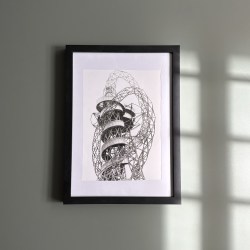 Arcelor Mittal Orbit by Sanchia L. FRAMED Original Signed