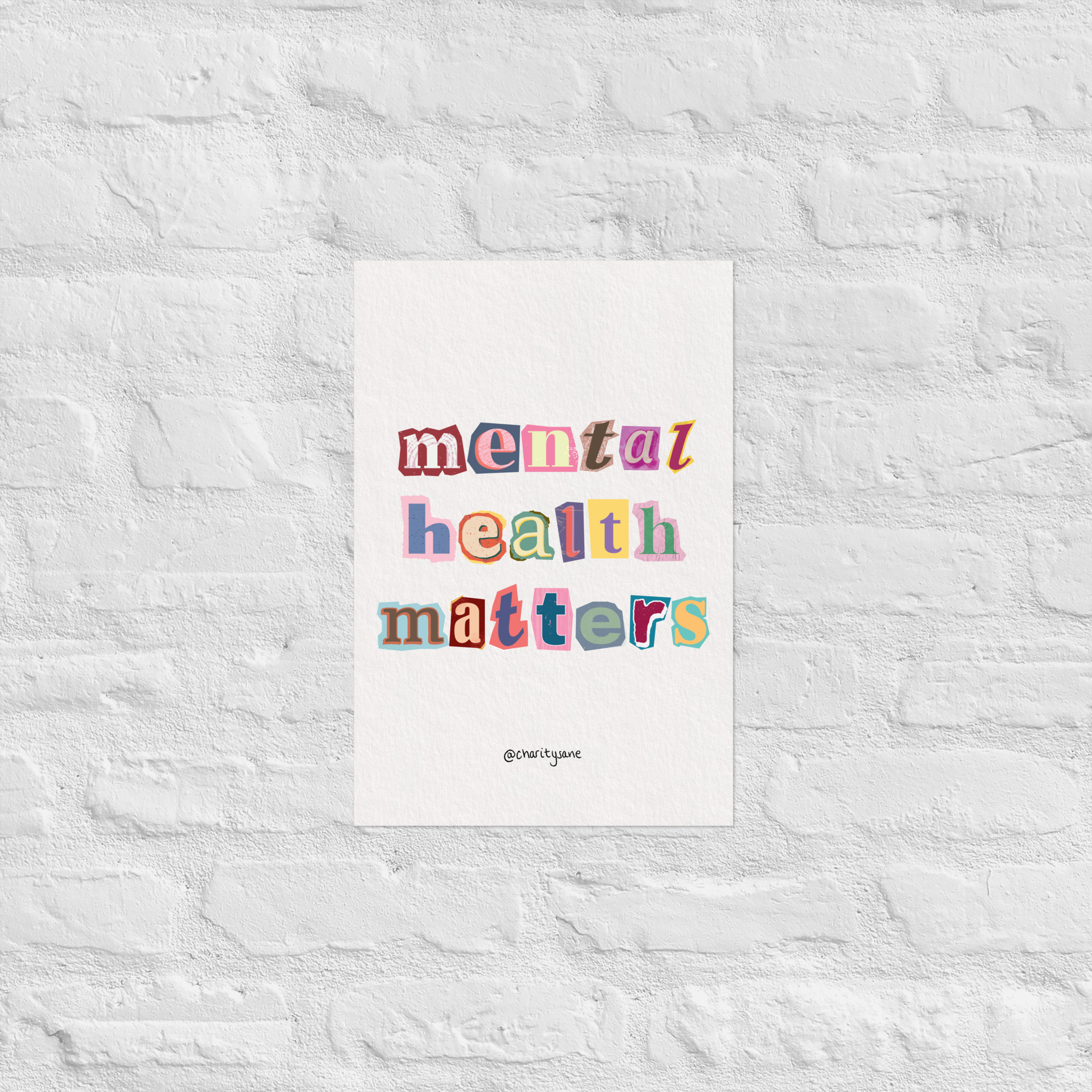 Mental Health Matters Poster (Unframed) - Image 5