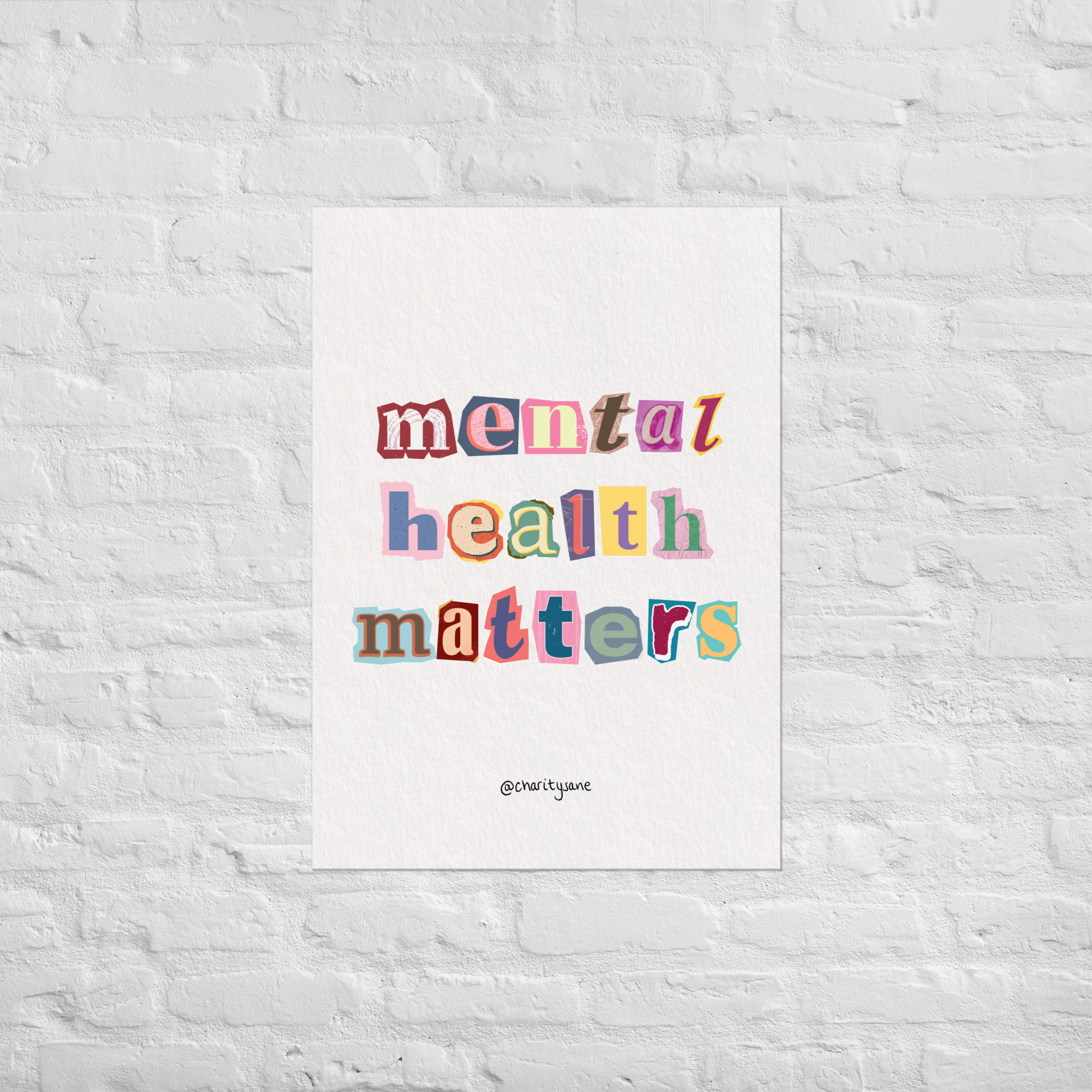 Mental Health Matters Poster (Unframed) - Image 2